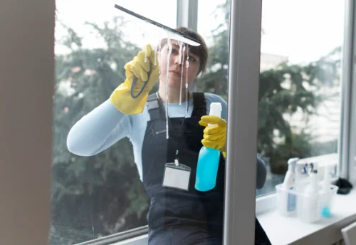 Nettoyage de vitres intérieures et extérieures à la Bazouge-de-Chemeré